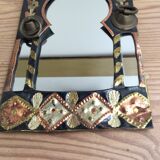 Brass mirror