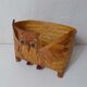 Vintage rattan pot
