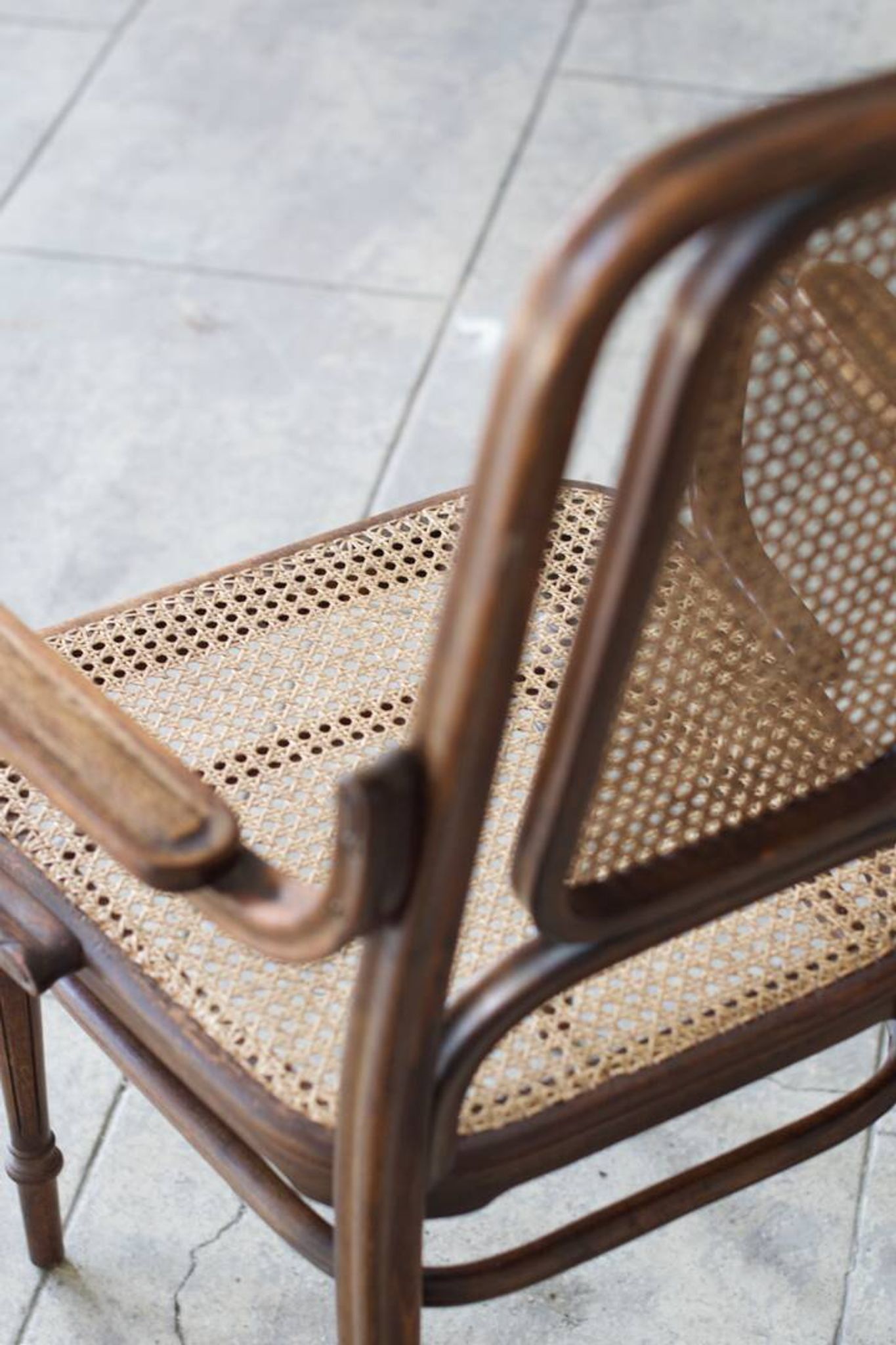 Fauteuil en noyer courbé Michael Thonet - 1914