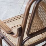 Michael Thonet curved walnut armchair - 1914