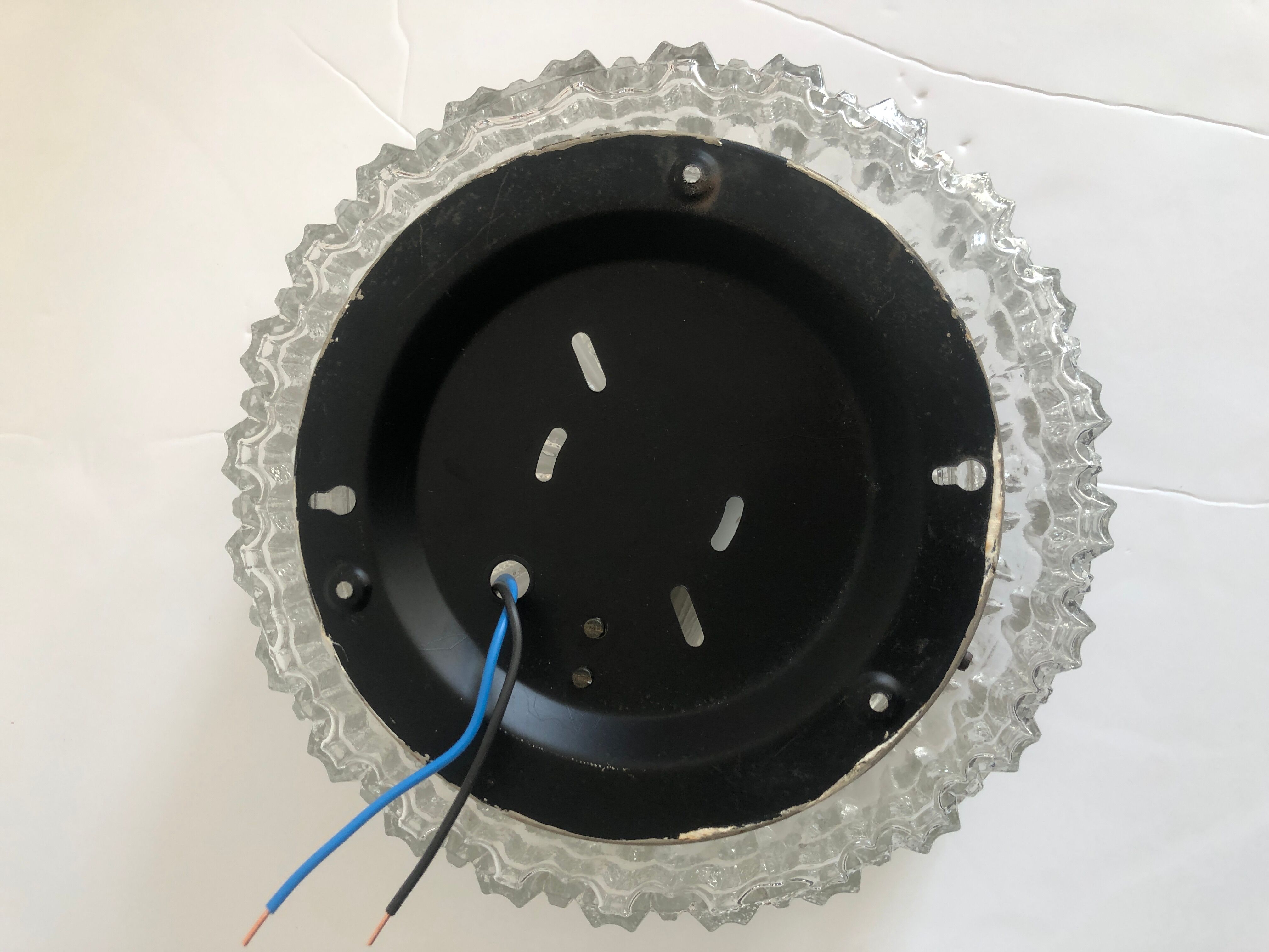 Vintage round ceiling lamp RZB