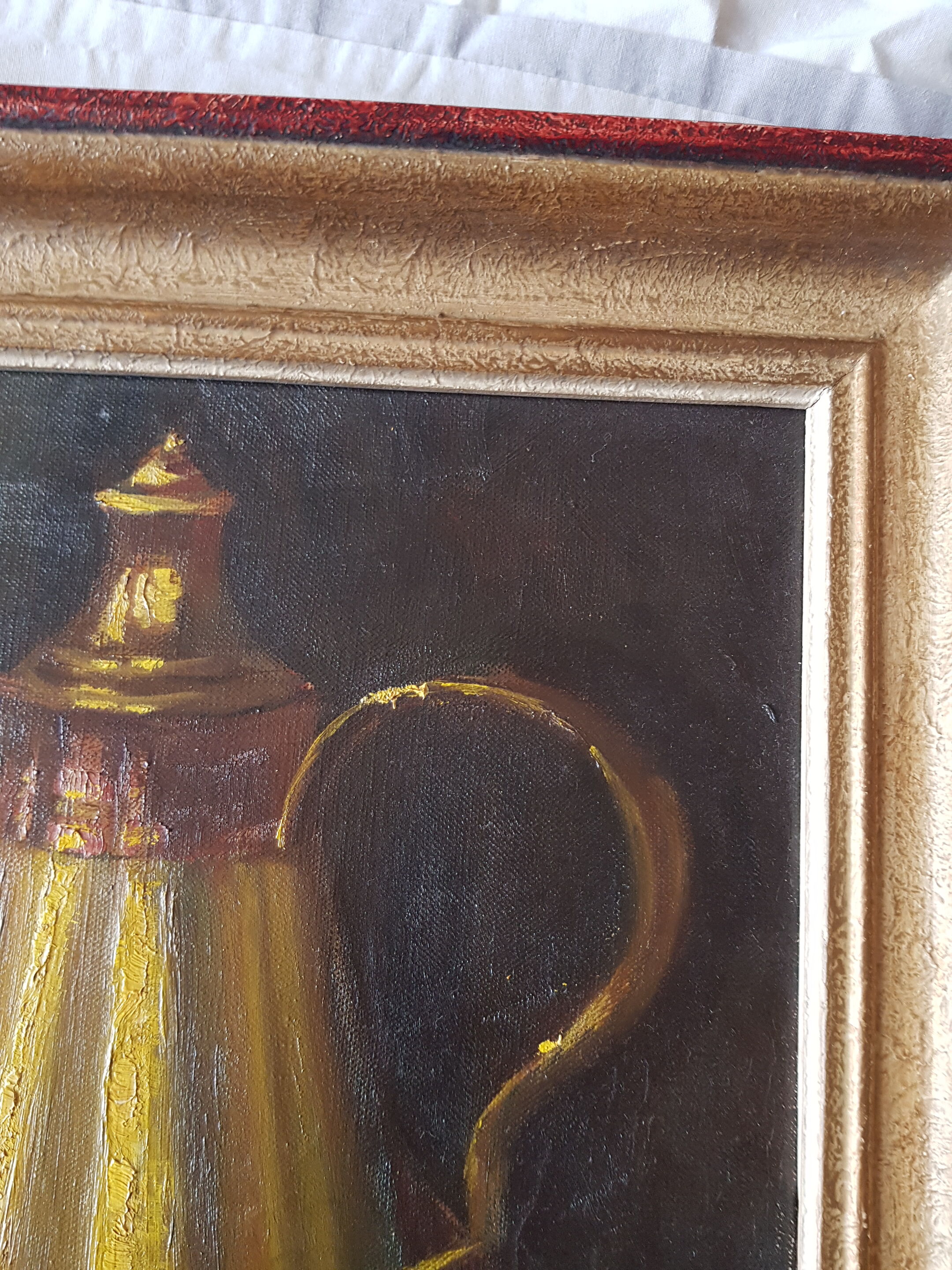 Still life Oil on canvas Ernest Betigny