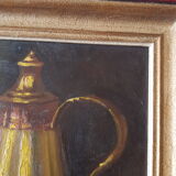 Still life Oil on canvas Ernest Betigny