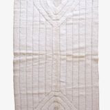 Tapis Blanc Beni Ouarain - 253 x 153 cm