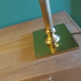 Large golden brass lamp neo classic style