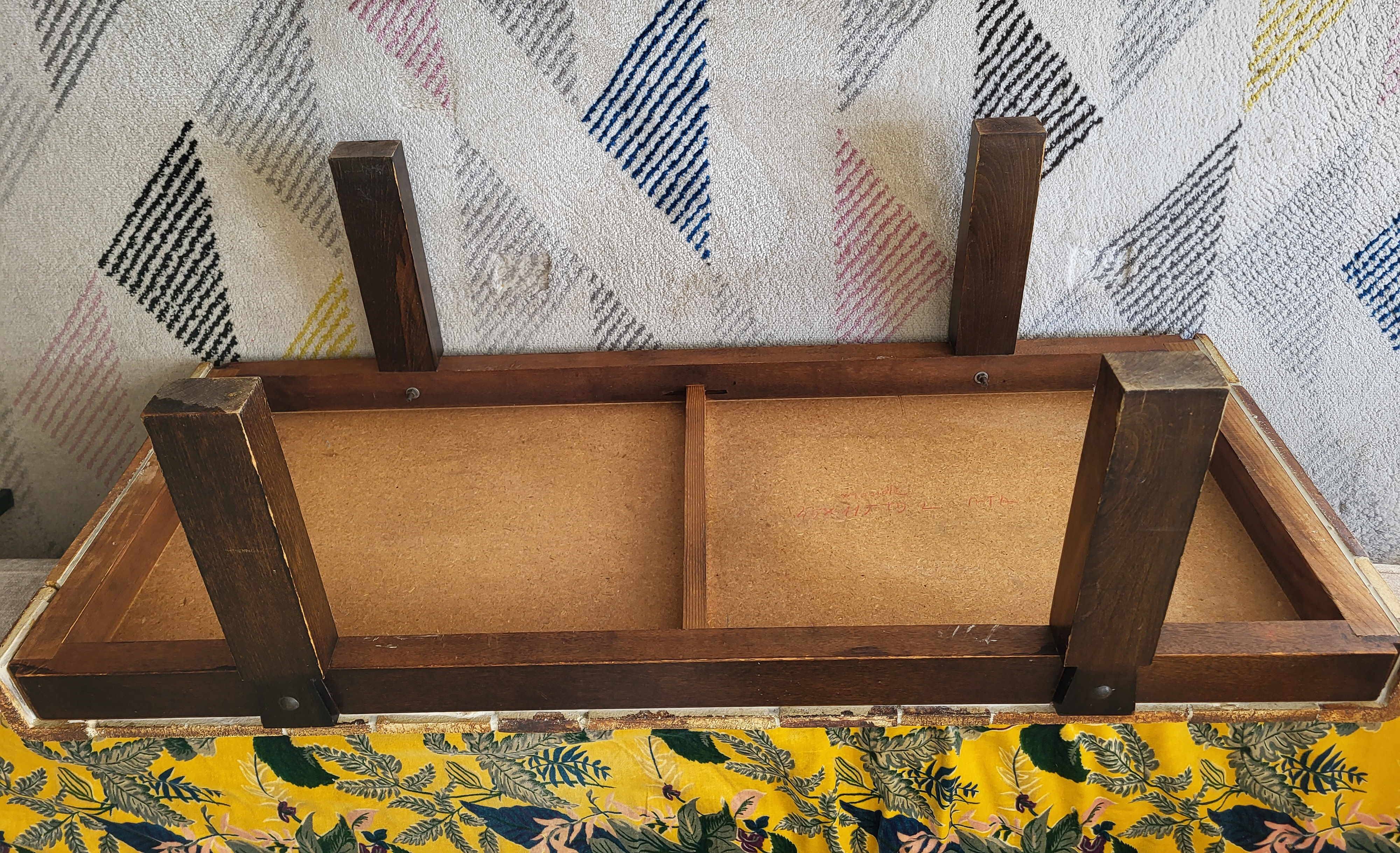 Coffee table signed by Roger Capron