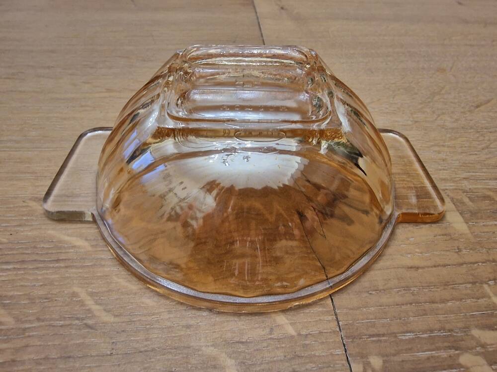 Huilor green cross glass bowls from the 1960s (sale x 5)