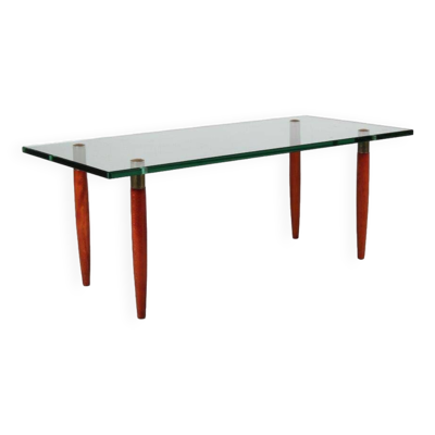 Table Basse Attribuée à Fontana Arte, Italie 1950