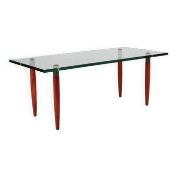 Table Basse Attribuée à Fontana Arte, Italie 1950