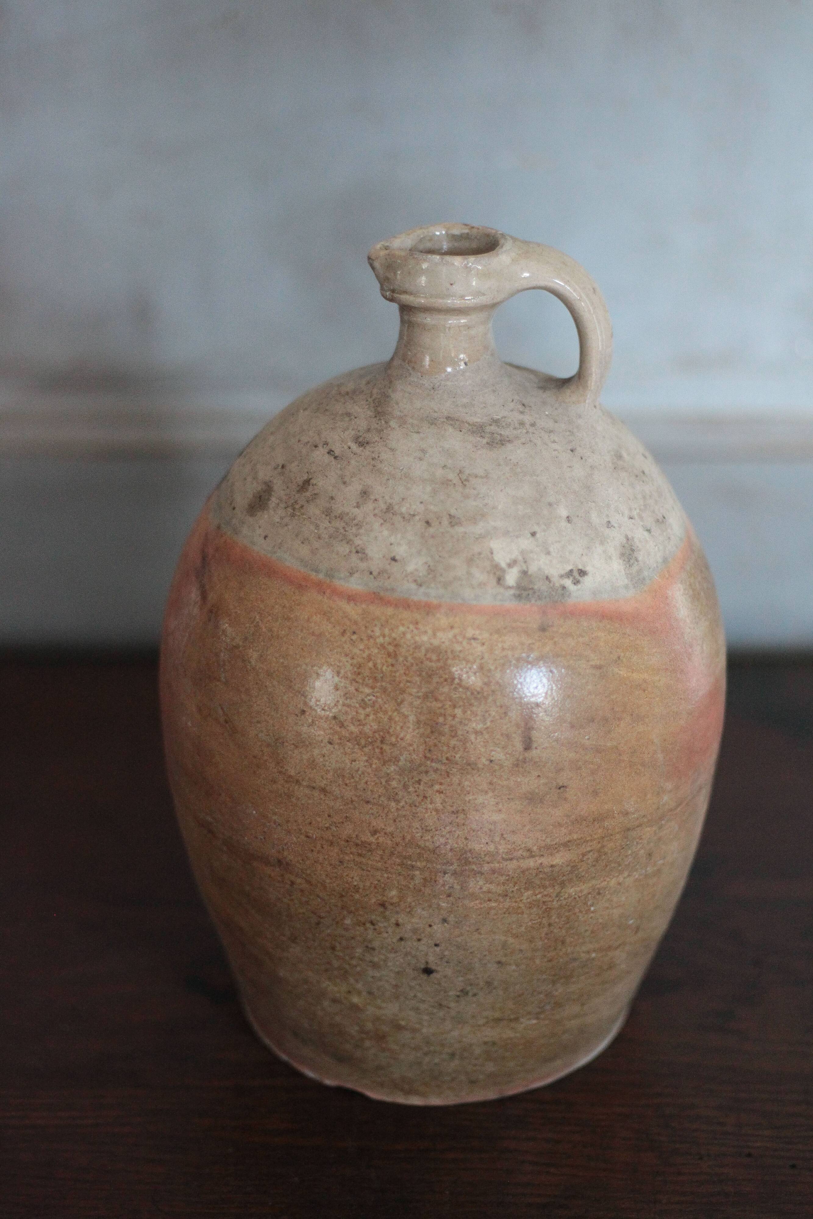 antique handled pot, antique pot, handled jar, interior decoration