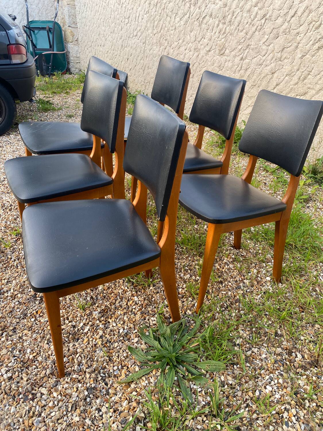 Set of 6 vintage chairs