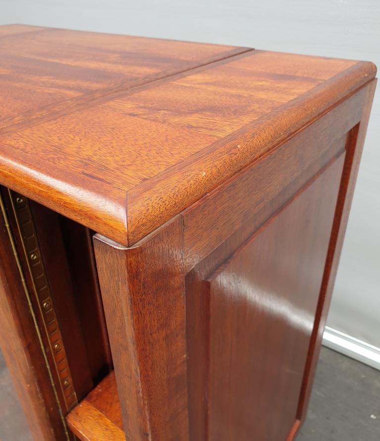 Meuble musique teck art déco pour vinyles