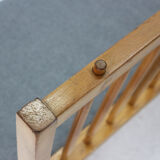 Reupholstered beechwood bench, 1950