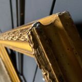 Gild frame nineteenth stucco decor of rinceaux