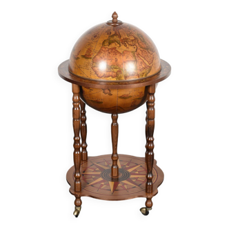 Vintage 1970s Globe Bar