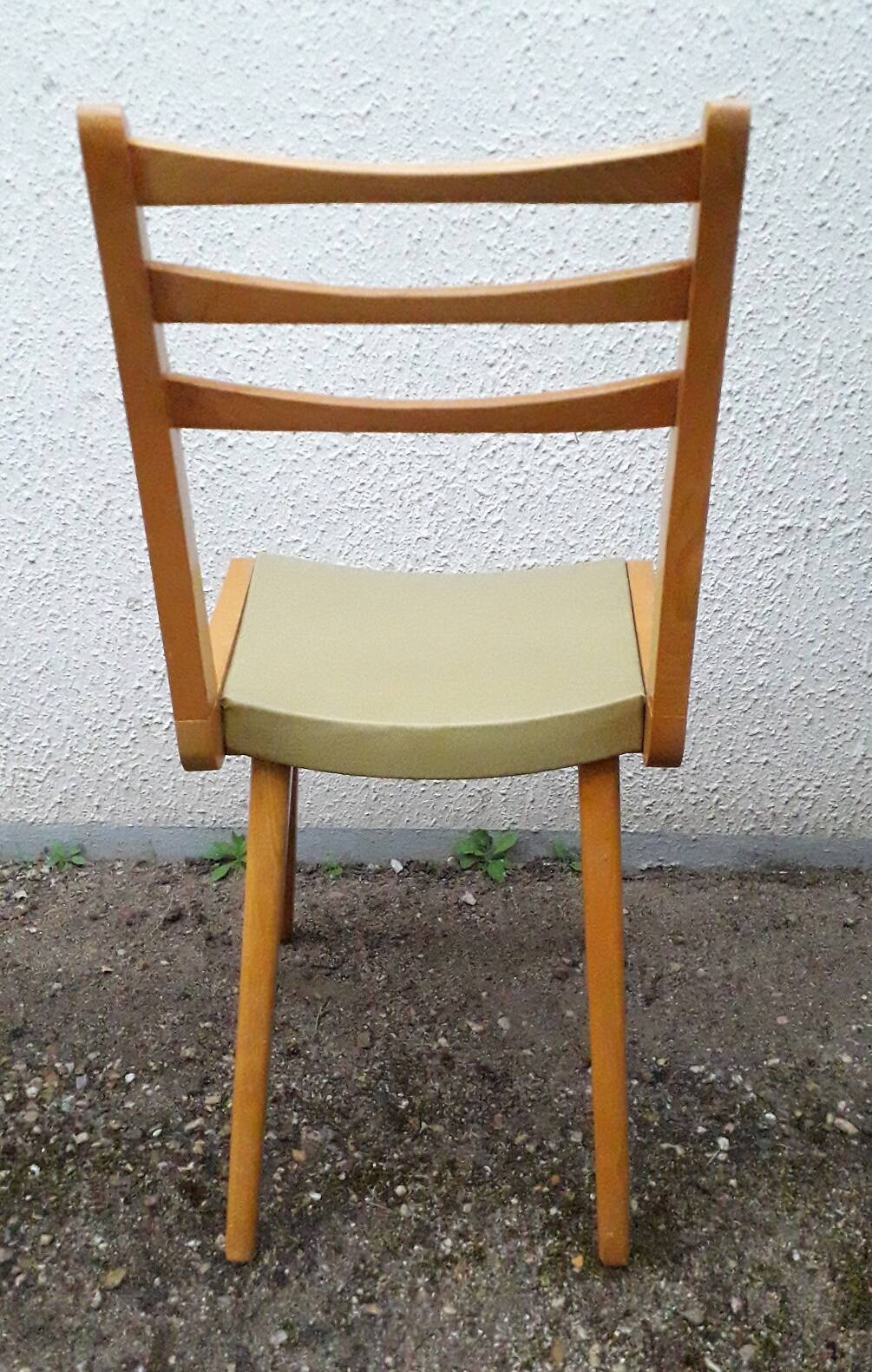 Scandinavian style wooden chairs