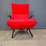 Fauteuil lounge P40 vintage par Osvaldo Borsani pour Tecno, années 1960.