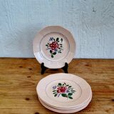 Set of 6 dessert plates Digoin Sarreguemines