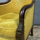 Pair of chairs Empire era to mahogany dolphins around 1810