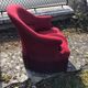 Red toad armchair