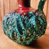 Fat lava vase Vallauris 60s