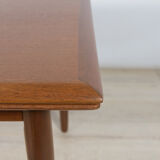 Table à manger extensible danoise en teck, années 1960
