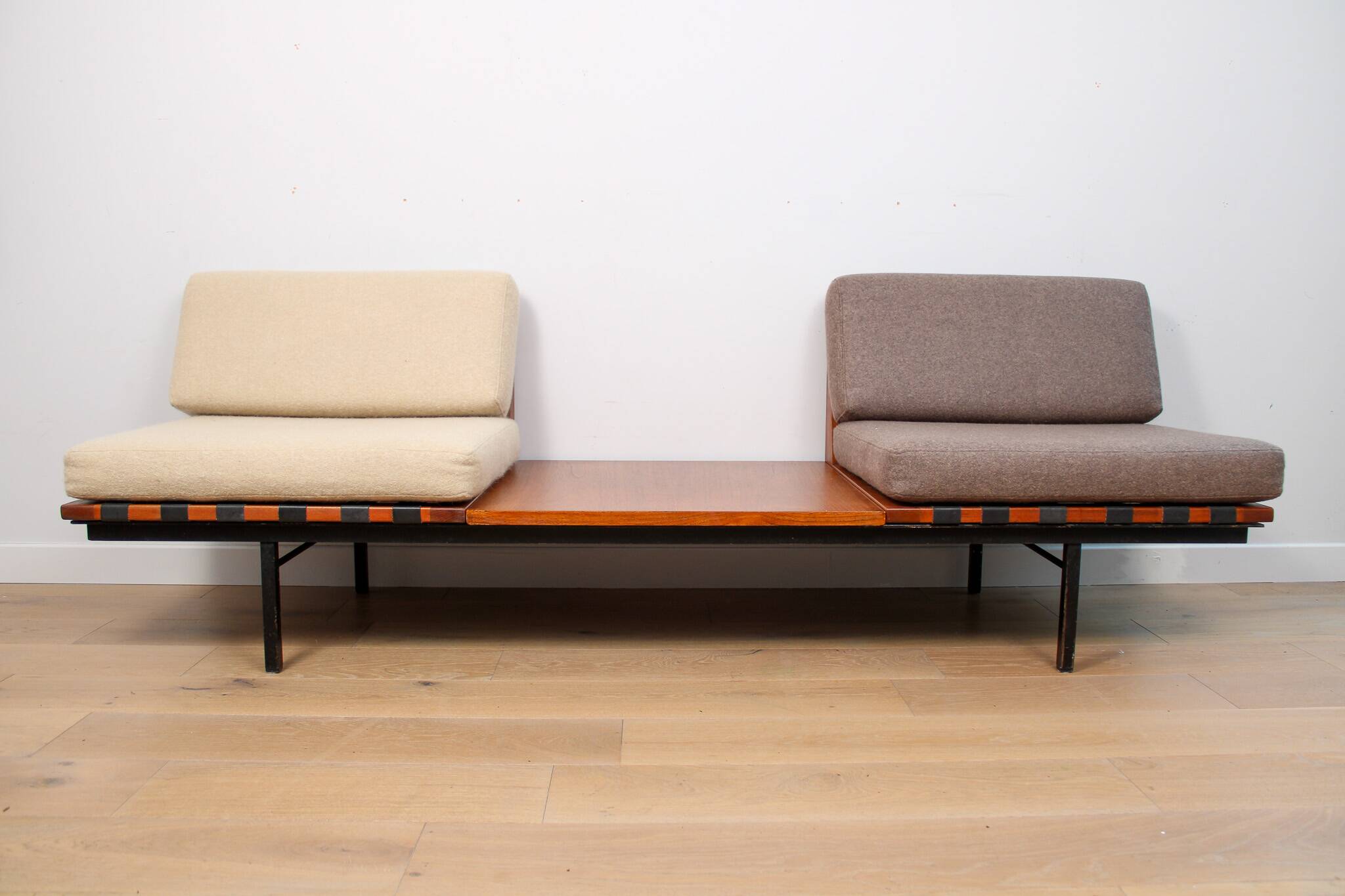 Home / A pair of Vintage Mid-century Robin Day for Hille modular sofas - Teak