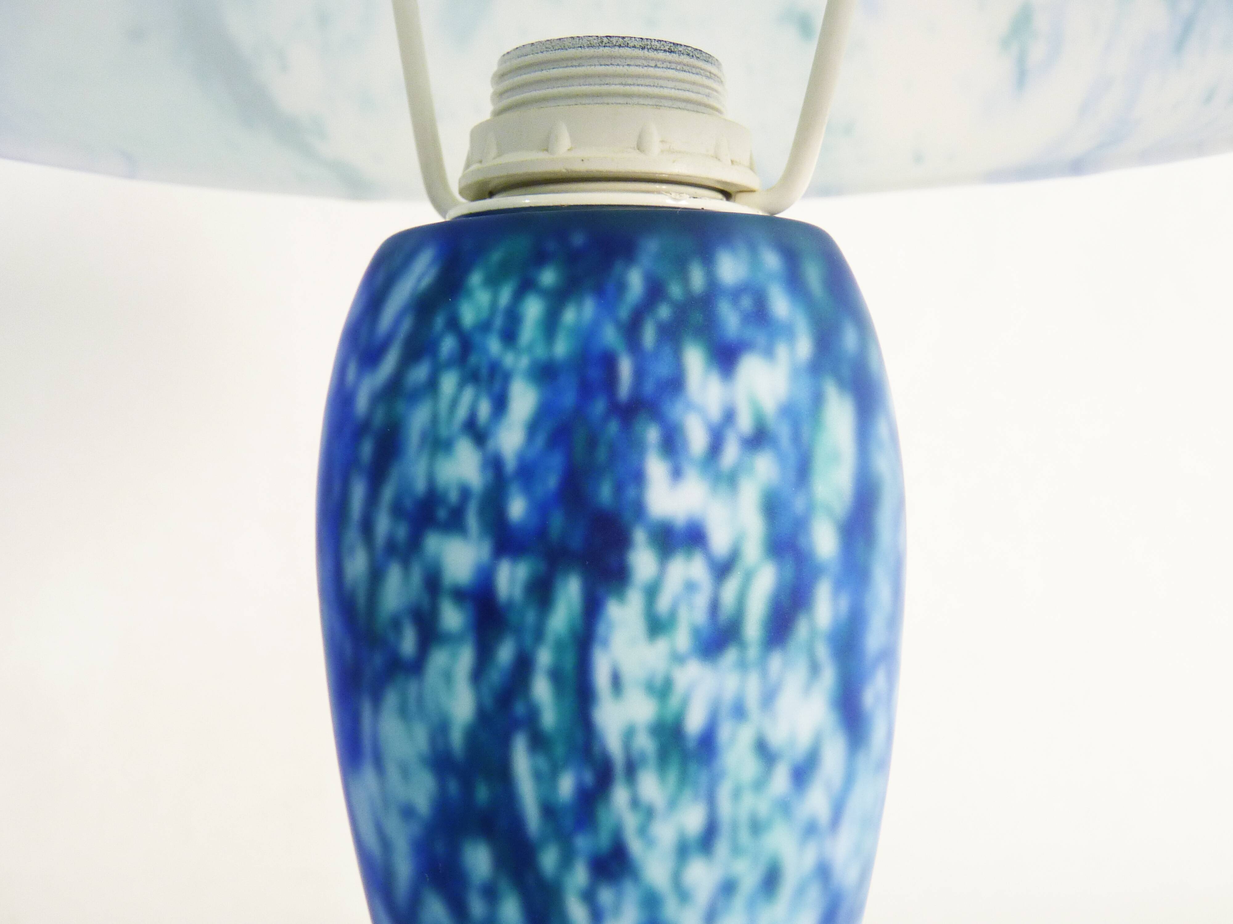 Glass paste mushroom lamp, swivel head, years 60