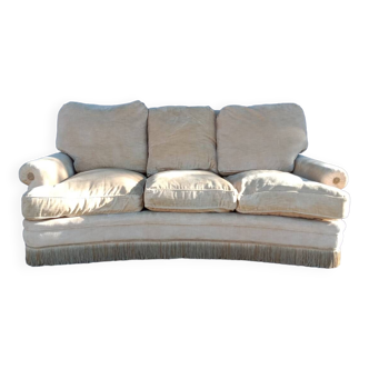 Velvet sofa