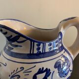 Domingo Punter blue ceramic pitcher, Teruel, 1960