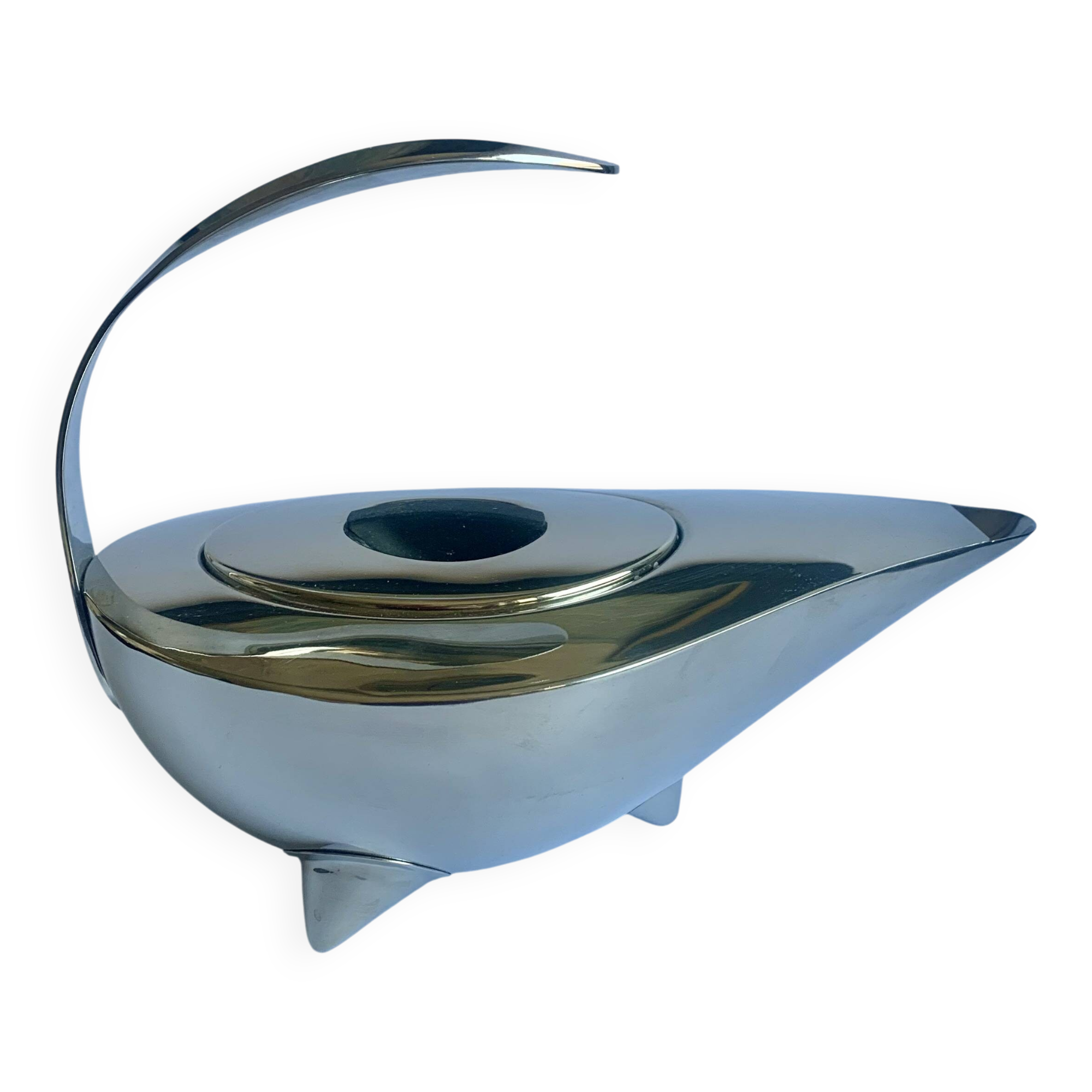Stainless Steel “Aladdin” Design Teapot by Carsten Jørgensen, 1990s