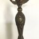 Old gilded bronze lamp base with Louis XV style rocaille decoration