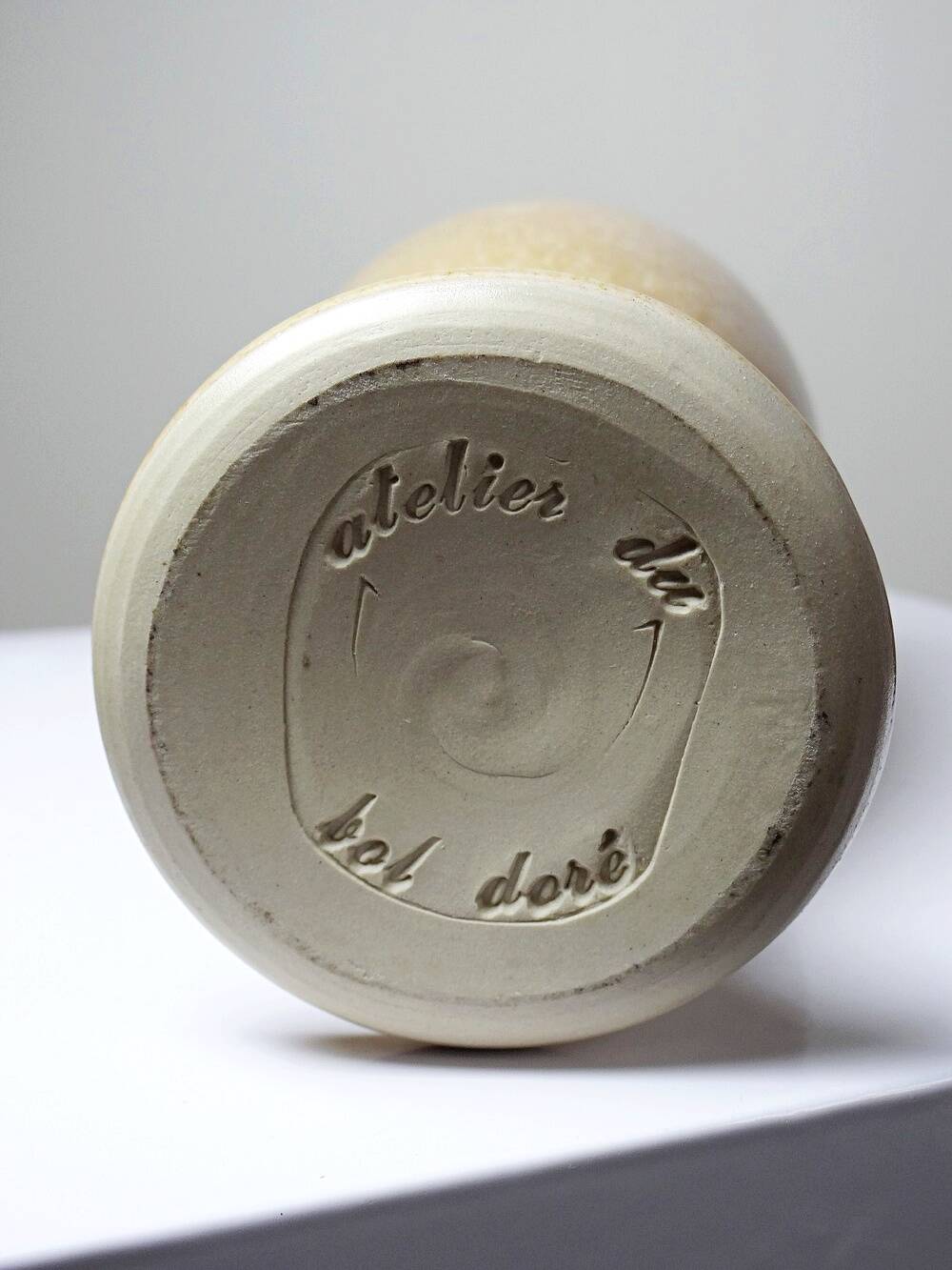 Baluster vase, ceramic with crystalline glaze, Bernard Guipouy, Atelier du Bol Doré.