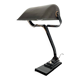 Lampe de bureau articulée ERPE — Métal noir et bakélite, Belgique, années 30-40