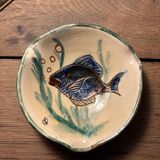 Ceramic bowl signed Diaz Costa – fish design – Spain