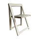 White folding vintage chair