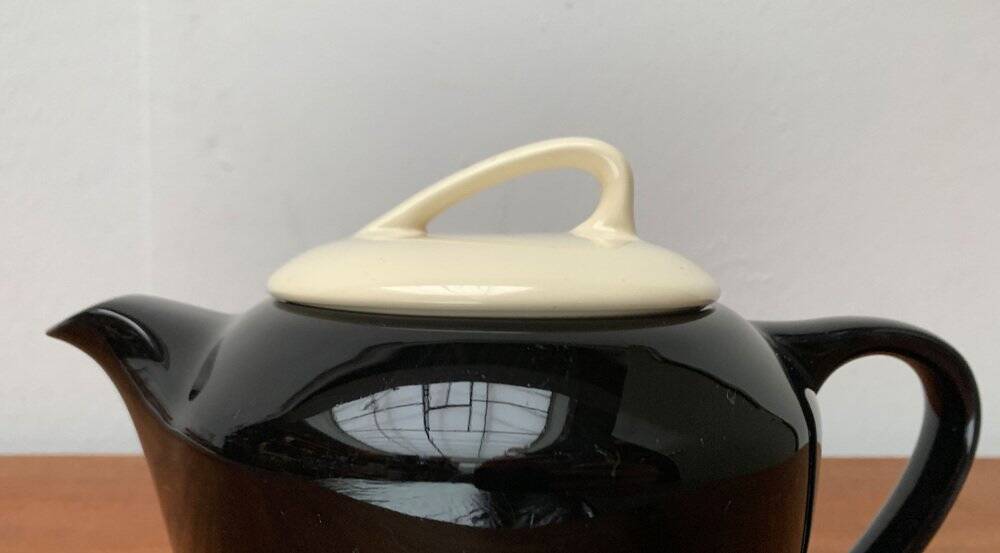 Théière ou cafetière en céramique postmoderne de Pagnossin, Italie, années 1980
