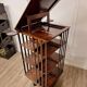 English mahogany revolving bookcase