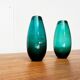 Mid-century German glass vases by Karl Friedrich Glas, 1960s, set of 2.