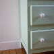 Commode vintage vert d'eau