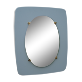 Miroir bleu vintage 40x50 cm
