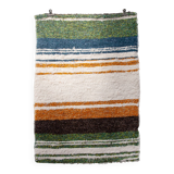 Hand-woven handmade rug made from recycled cotton