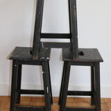 Black oak stool 460mm