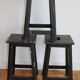 Black oak stool 460mm