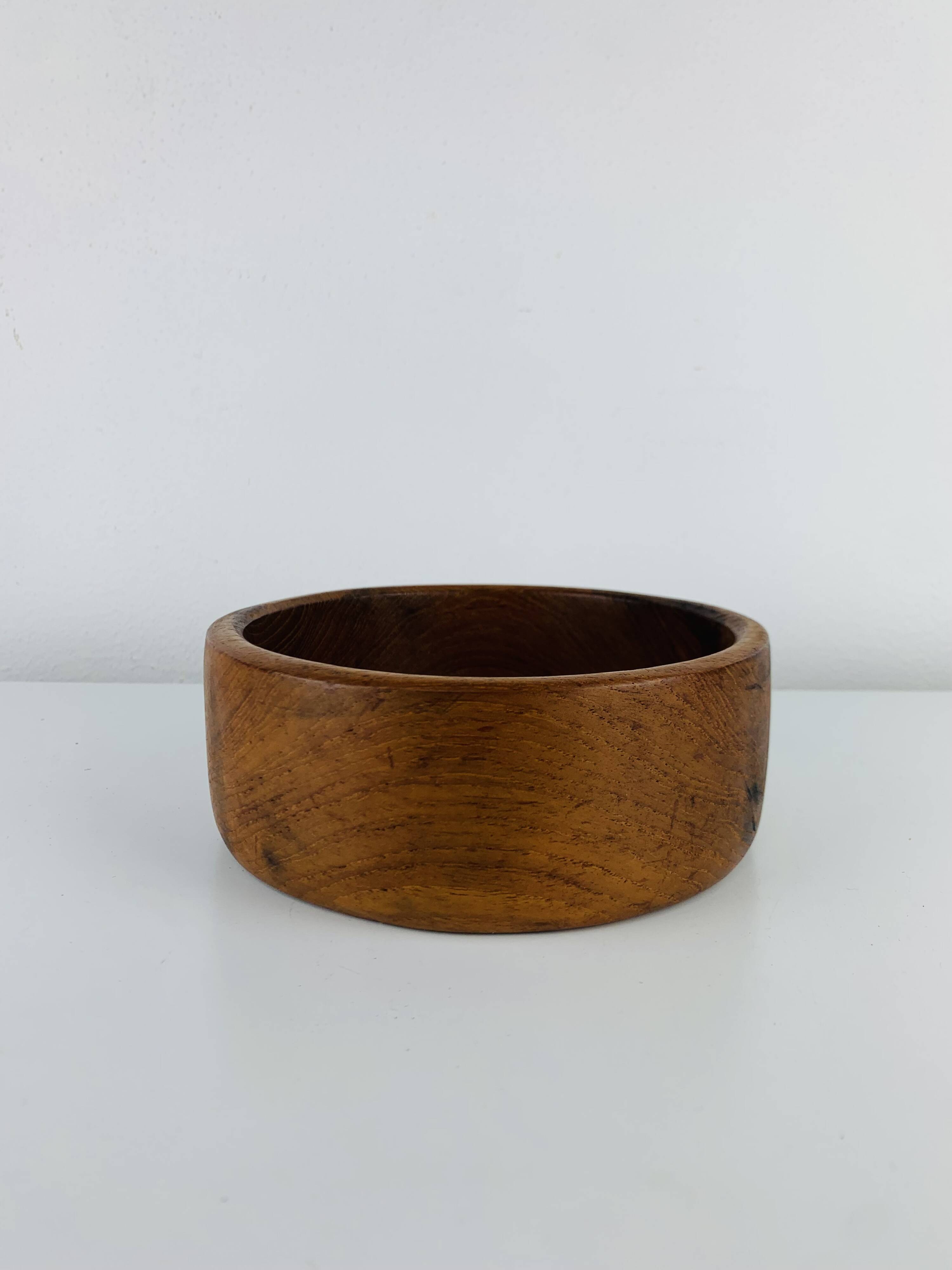 Scandinavian teak catchall, 1960s