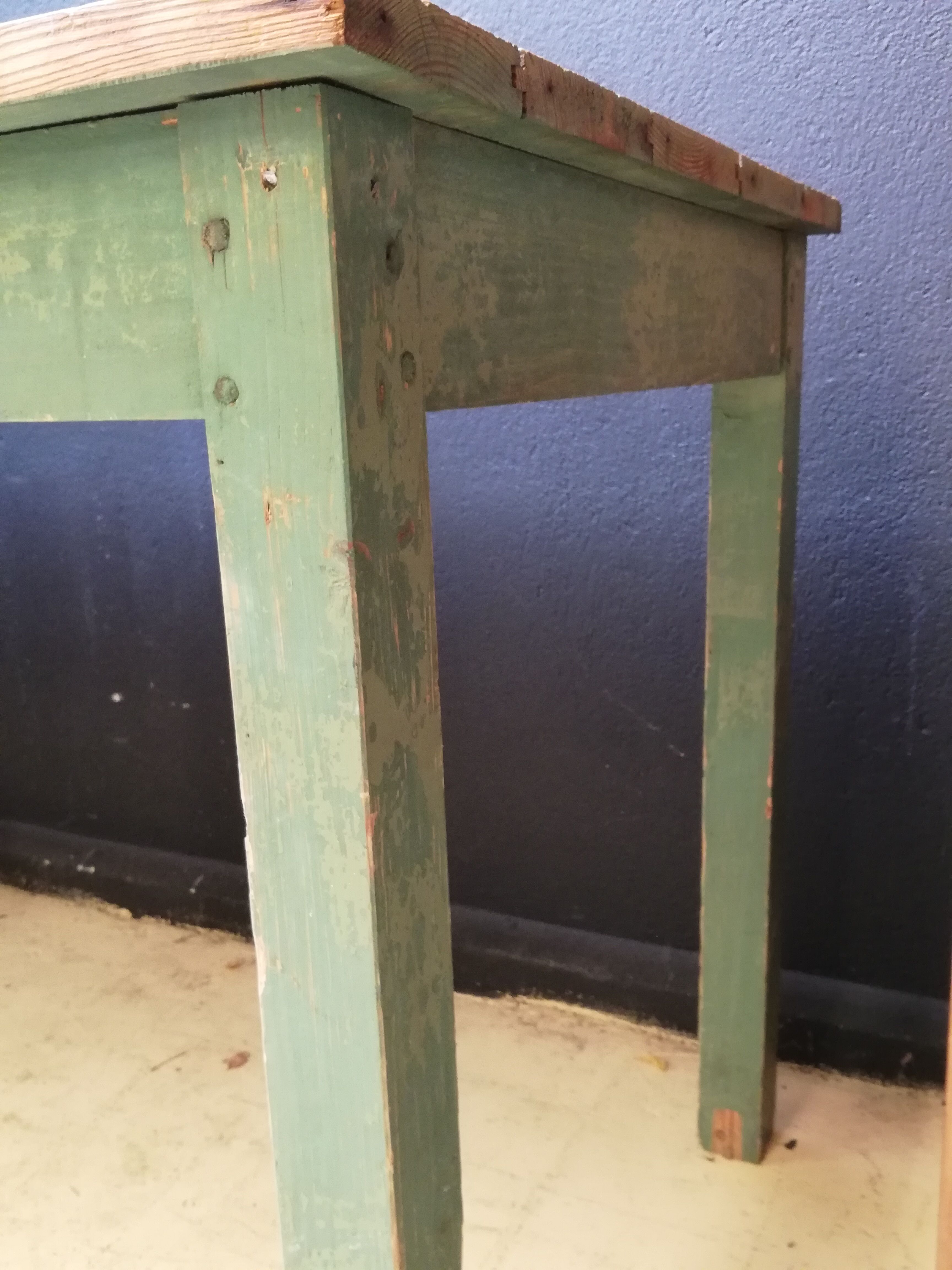 Old draper table 8/10 people, 2,70m