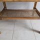 Vintage coffee table in rattan and cane – 1960s/70s