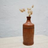 Bottle vintage glazed terracotta vase