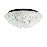 Pair of Geometric Glass Ceiling Lights from Limburg, Germany, 1970s