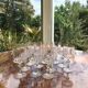 Set de 10 verres à vin en cristal taillé
